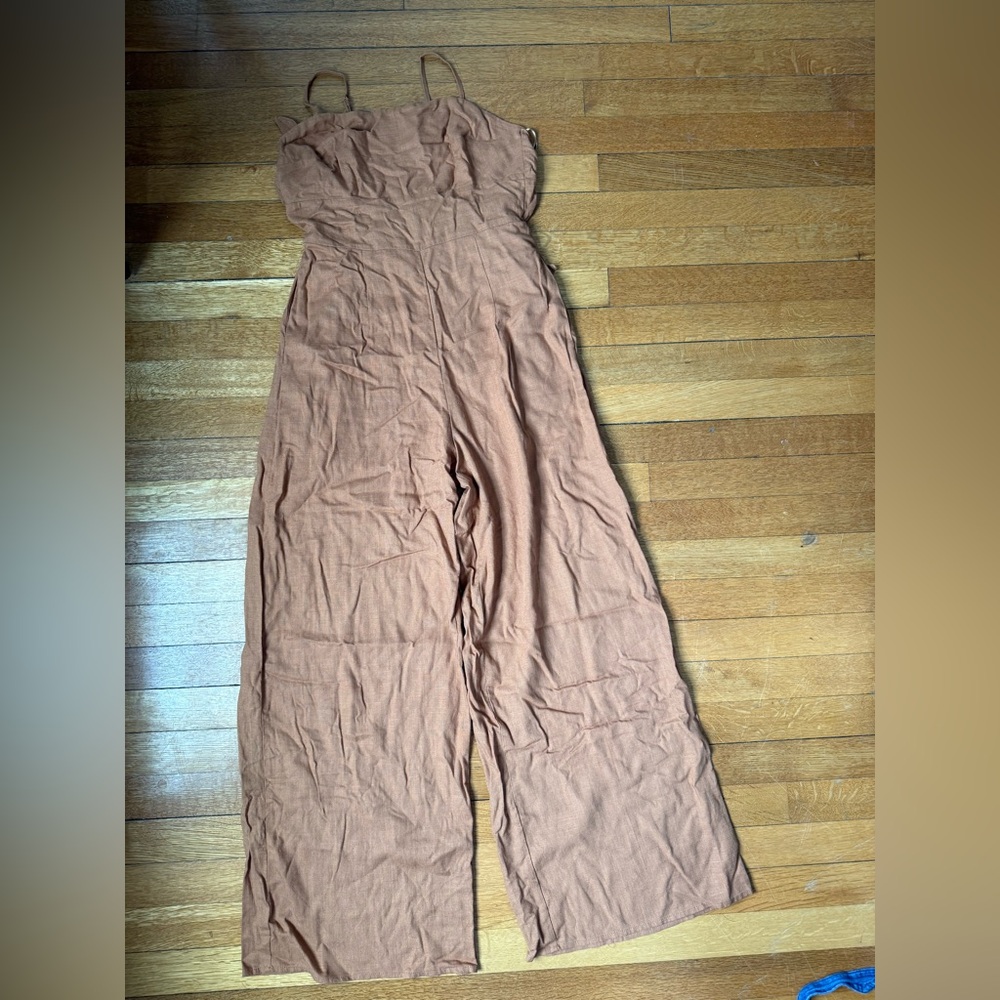 Trixxi Light Brown Jumpsuit